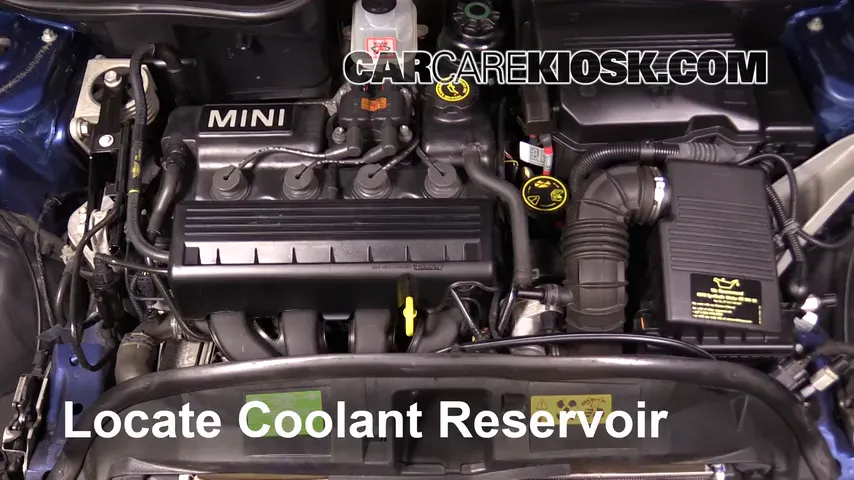 2005 Mini Cooper 1.6L 4 Cyl. Coupe Coolant (Antifreeze) Flush Coolant